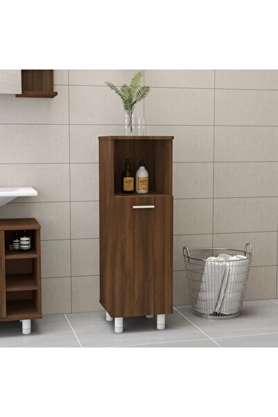 Concept Dulap de baie, stejar maro, 30x30x95 cm, lemn prelucrat