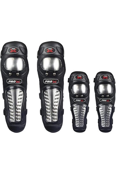 Generic PRO Motorcycle Kneepad Stainless Steel Moto Elbow Knee Pads Motocross...