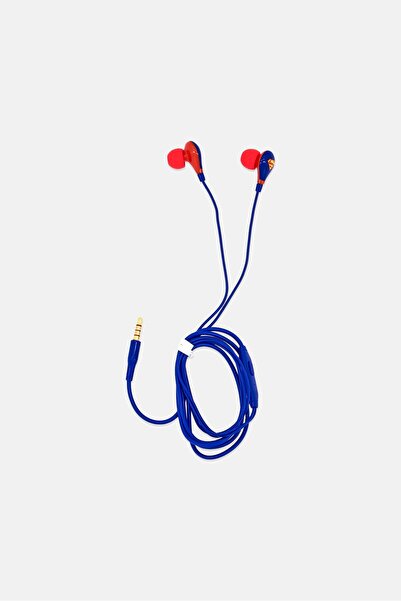 DC Ultra Bass Superman Earphone With Mic, Blue
