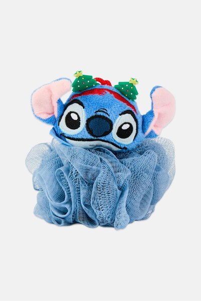 Mad beauty Stitchmas Body Exfoliator Body Scrubber, Blue