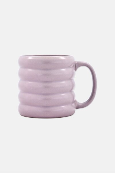 Market Finds Ceramic Tire Mug, Purple