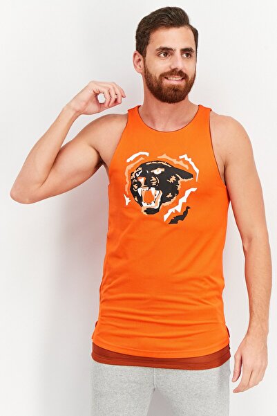 Puma Men Sportswear Fit Sleeveless Reversible Training Tank, Orange