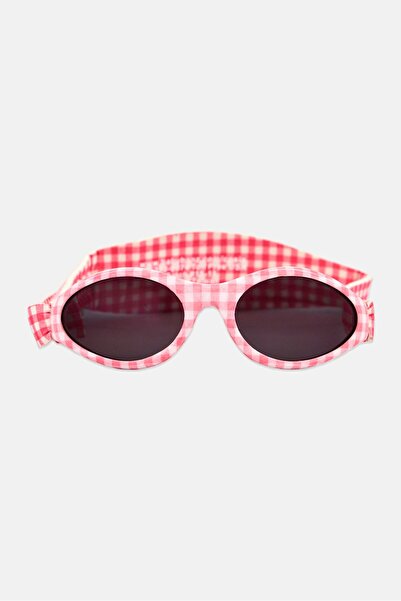 Banz Baby Kids Girl Adventure Sunglasses, Pink Check