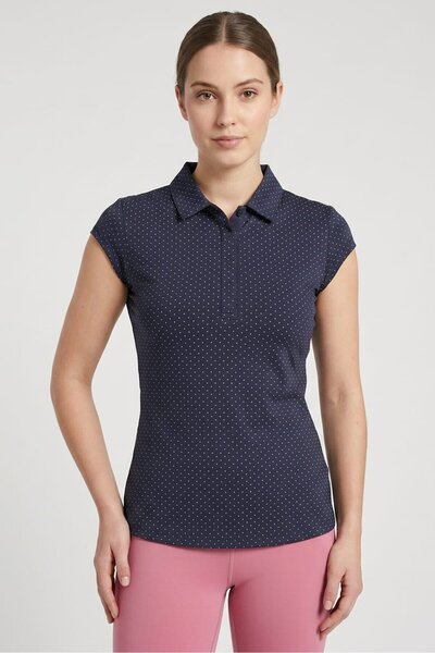 FootJoy Women Sportswear Fit Short Sleeve Golf Polo Shirt, Navy