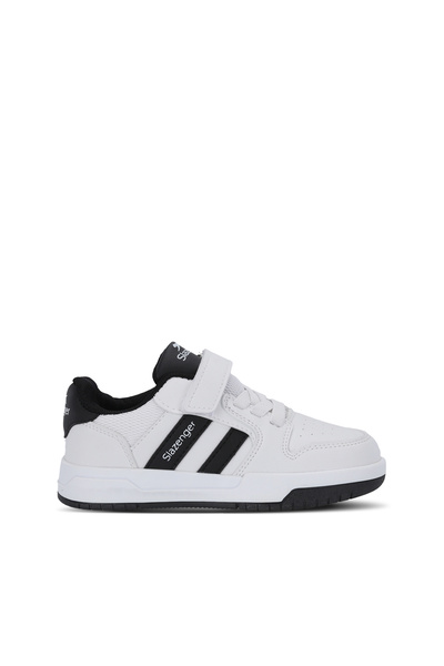 Slazenger CRAFT I Unisex Παιδικά Αθλητικά Παπούτσια με Velcro Λευκά / Μαύρα γ...