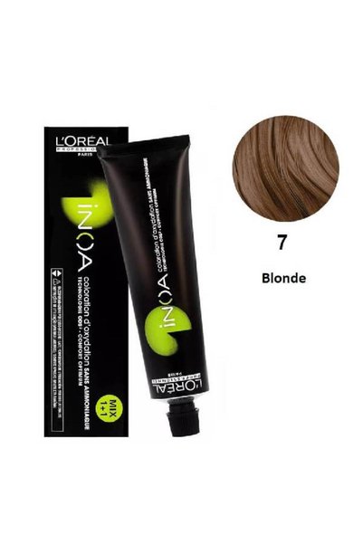 L'ORÉAL صبغة شعر iNOA خالية من الأمونيا - درجة اللون 7 (60 جرام)