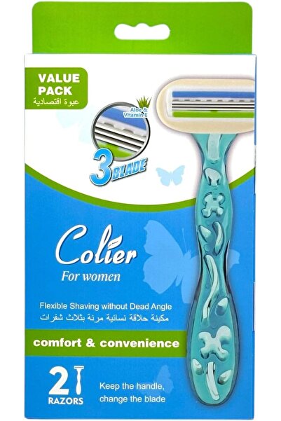 colier Flexible 3-blade shaver without dead angles from