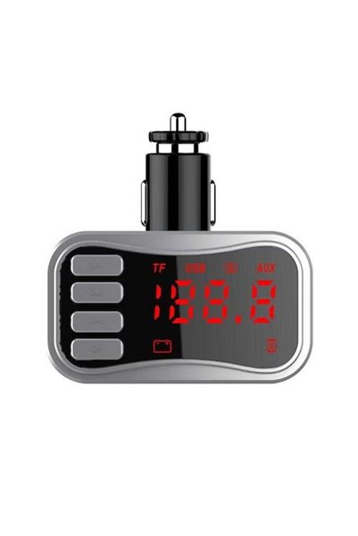 FEND FM03 Wireless MP3 FM Modulator With Smart Controller Digital Display and...