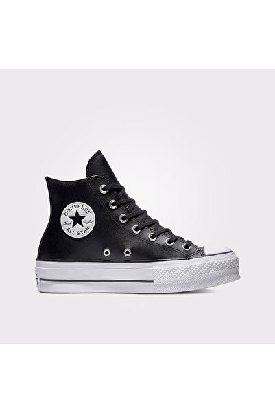Converse Γυναικεία μαύρα παπούτσια Chuck Taylor All Star Lift 561675c-001