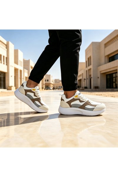 WUXIAO MALL أحذية رياضية رجالية خفيفة الوزن ذات شبكة تنفس، تزيد الطول بمقدار ...