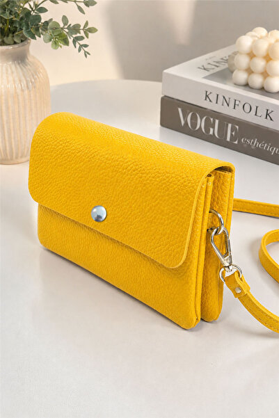 HomeStore Envelope Cover Snap Fastener Shoulder Strap Cover Wallet