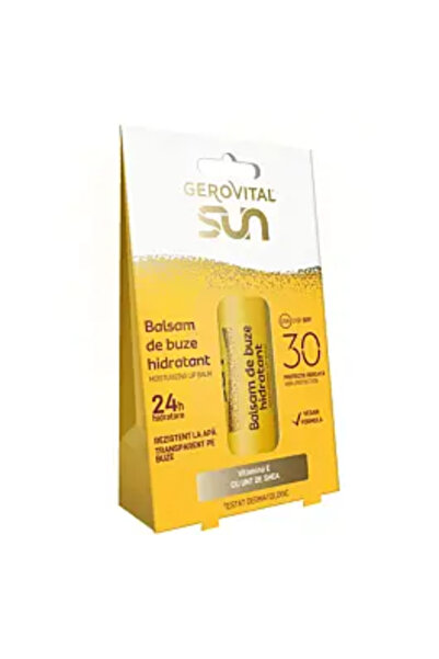 GEROVITAL Balsam de buze hidratant cu protecție solară SPF 30 Sun, 75 ml