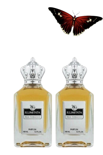 ILLIMITATA قطعتان من عطر التبغ الأحمر 100 مل