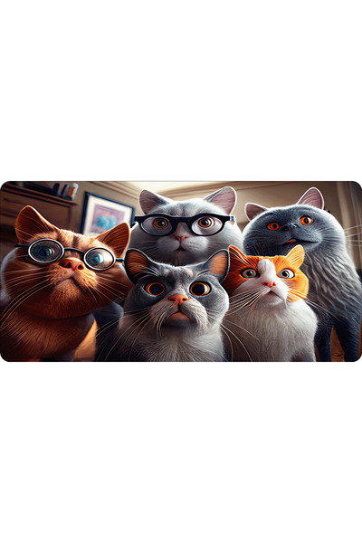 Generic Brand Mousepad Deskmat Fotograf pisică adorabilă cu aparat foto model...