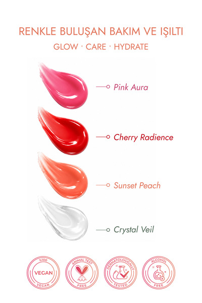 Pure Choice Nemlendirici Onarıcı Parlatıcı 3in1 Glossy Lip Balm 4’lü Set