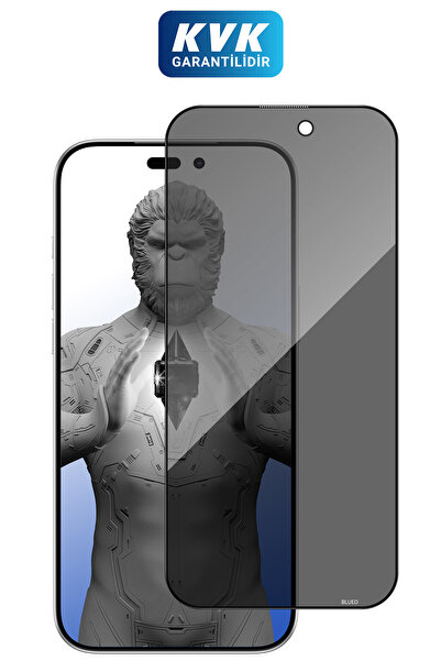 BLUEO iPhone 18 Pro Max Uyumlu %99.99 Safir 9 Mohs Hayalet Ekran Koruyucu | U...