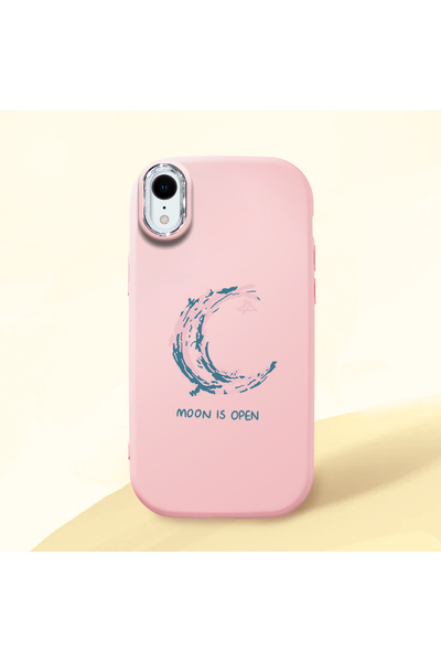 ucuc iPhone Xr Compatible Shock Absorbing Camera Protected Pink Silicone Case...
