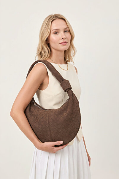 MARPL Braided Nubuck Shoulder Bag