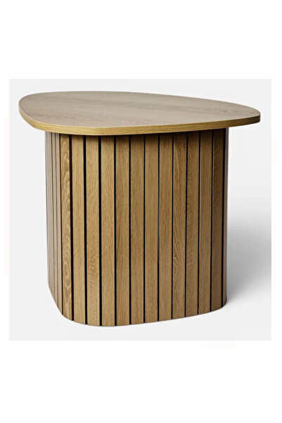 Generic Brand Masuta Auxiliara Triunghiulara din Lemn 55x38,5x41 cm