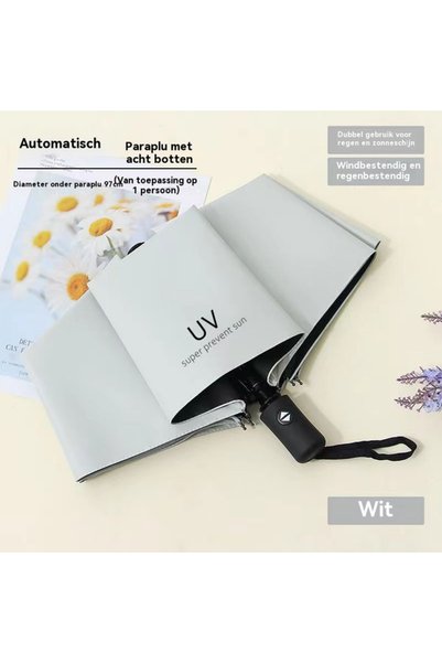 Generic Brand Ομπρέλα UV, ομπρέλα και αλεξήλιο σε ένα, αυτόματη, μίνι, χειροκ...
