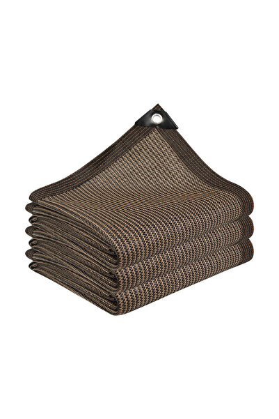 Generic Brand Pânză umbră 2x3 m, 80% umbrire, anti UV, verandă, maro