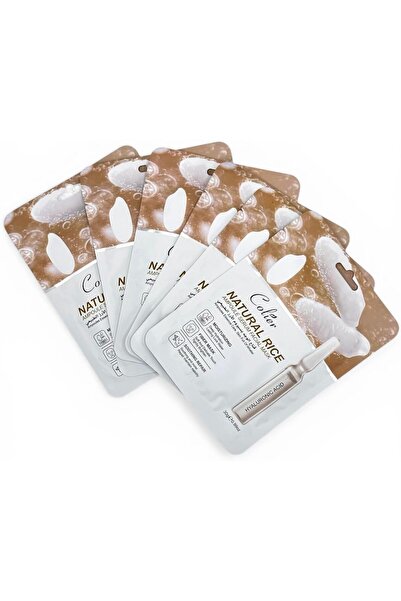 colier Natural Rice Serum Face Mask, 6 Pieces