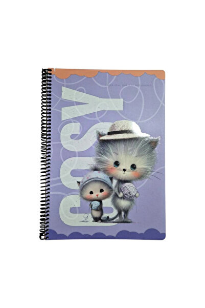 Gıpta COSY SPİRALLİ LX KARTON KAPAK A4 80YP. ÇİZGİLİ DEFTER 8488 - TEKLİ