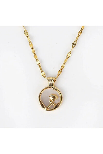 Peach Jewelry Κολιέ σε χρώμα ροζ χρυσό από ανοξείδωτο ατσάλι 316