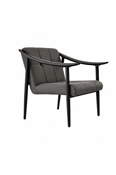 Generic Elegant Dark Gray Recliner Chair
