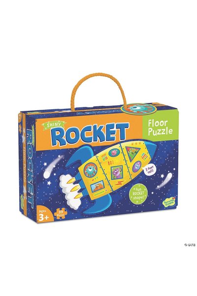 Peaceable Kingdom Puzzle de podea în forma de racheta – Rocket Floor Puzzle