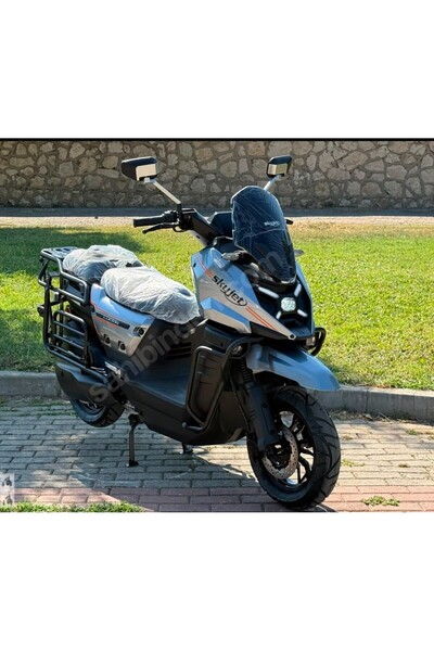 Skyjet Luckın Elektrikli Moped Gri