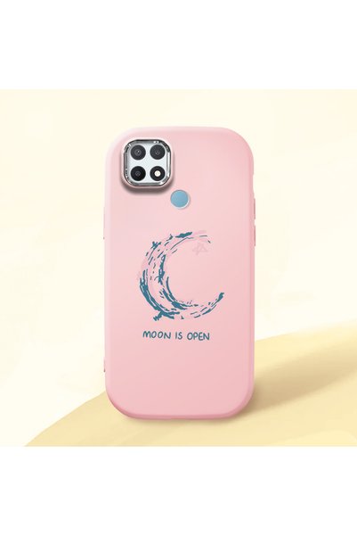 ucuc Oppo A15/A15S Compatible Shock-Absorbent Camera Protected Pink Silicone ...