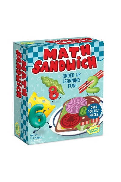 Peaceable Kingdom Joc matematic pentru prescolari Math sandwich,