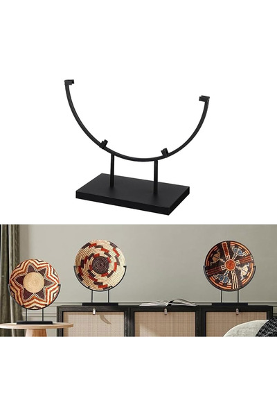 Generic Brand Suport display metal rotund 25 cm, șevalet, raft display, farfu...