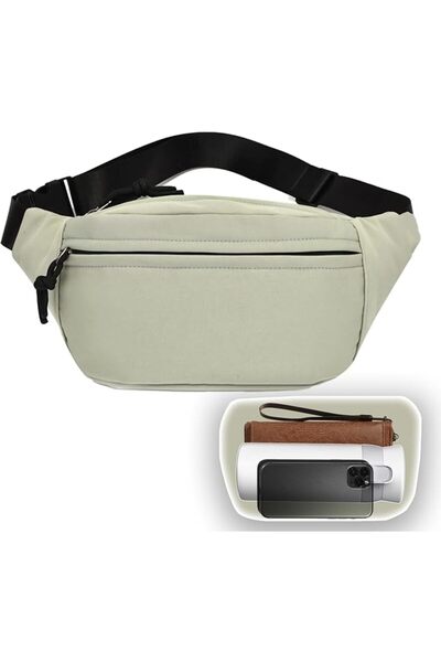 SYOSI Waterproof 2-Zippers Fanny Pack for Men & Women, Adjustable Crossbody W...