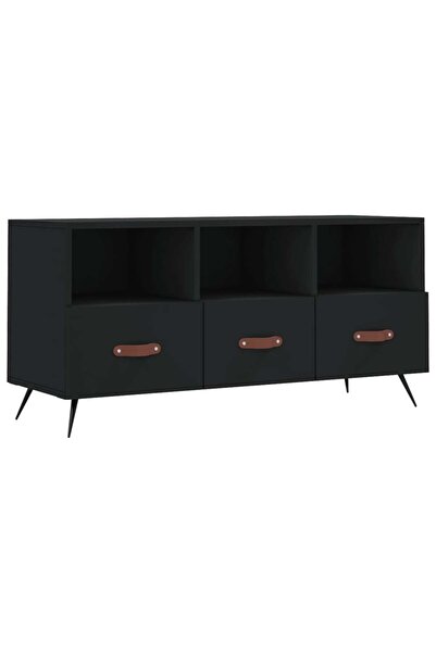 vidaxl Dulap TV, negru, 102x36x50 cm, lemn prelucrat