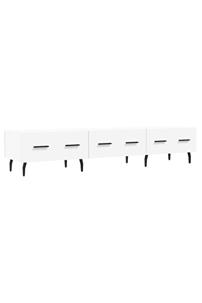 vidaxl Comodă TV, alb, 150x36x30 cm, lemn prelucrat