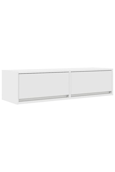 vidaxl Cabinet TV 100 x 31 x 25,5 cm Alb Lemn prelucrat
