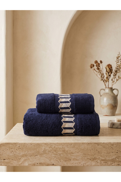 Dantela Set de prosoape de baie brodate Galia, 2 piese