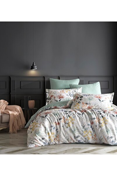Çapa Home طقم غطاء لحاف مزدوج من قطن البوبلين 100%