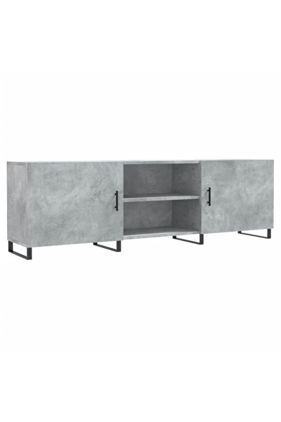 vidaxl Comodă TV, gri beton, 150x30x50 cm, lemn compozit
