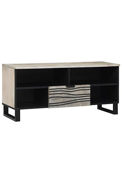 vidaxl Unități TV 100 x 33 x 46 cm Alb Lemn prelucrat