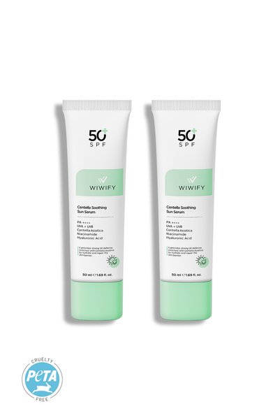 WIWIFY Soothing Repairing High Protection Centella Soothing Sun Serum 50 ml X...