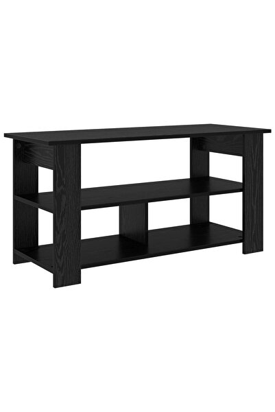 vidaxl Suport pentru TV Stejar Negru 100 x 40 x 50 cm