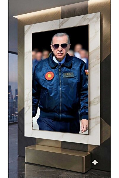 Elmas Dizayn Recep Tayyip Erdoğan Reis Başkan Başkomutan Uzun Adam RTE 4MM TA...