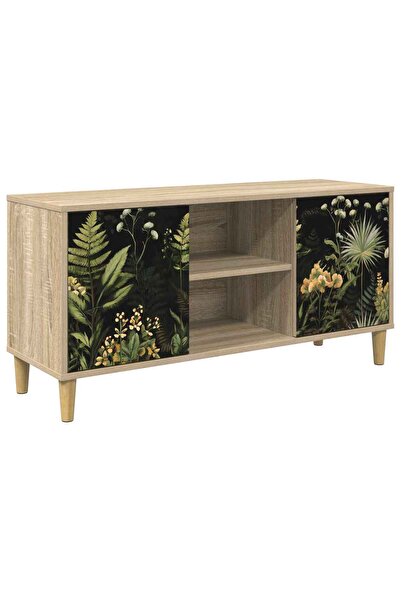vidaxl Comodă TV RHENEN 102 x 33 x 50 cm Lemn prelucrat Sonoma