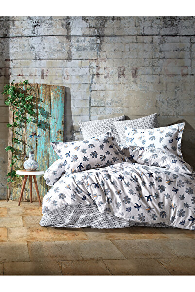 Çapa Home طقم غطاء لحاف مزدوج من قطن البوبلين 100%