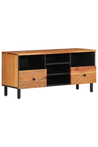 vidaxl Dulap TV, 100x33x46 cm, lemn masiv de acacia
