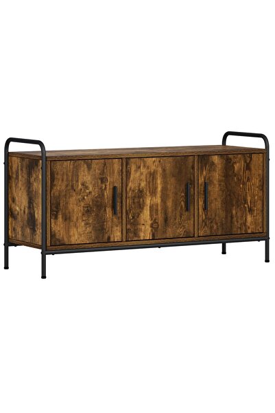 vidaxl Cabinet TV 79,5 x 33 x 50 cm Stejar fumuriu Lemn prelucrat