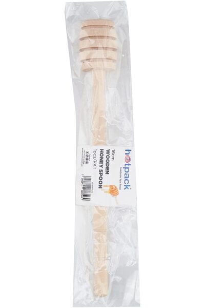 Hotpack Wooden Honey Spoon 10cm, 1 Piece